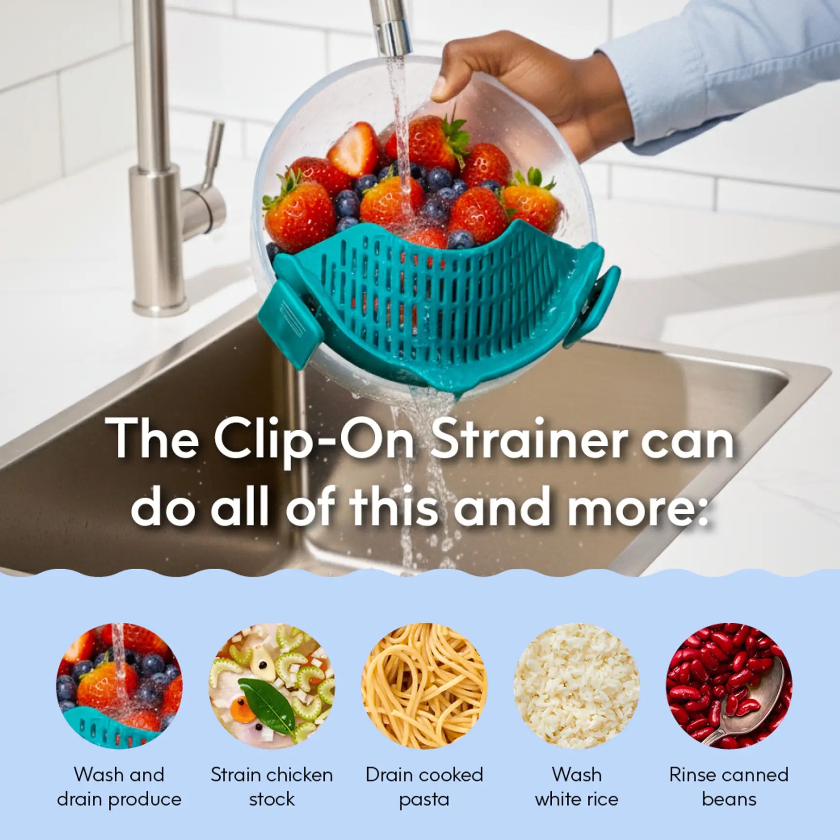 Clip-on Strainer