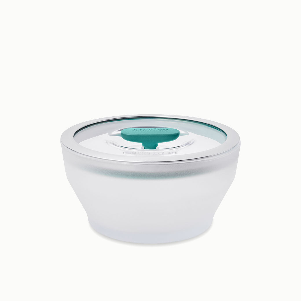 Anyday 4-Cup Frosted Glass Deep Dish,Kale
