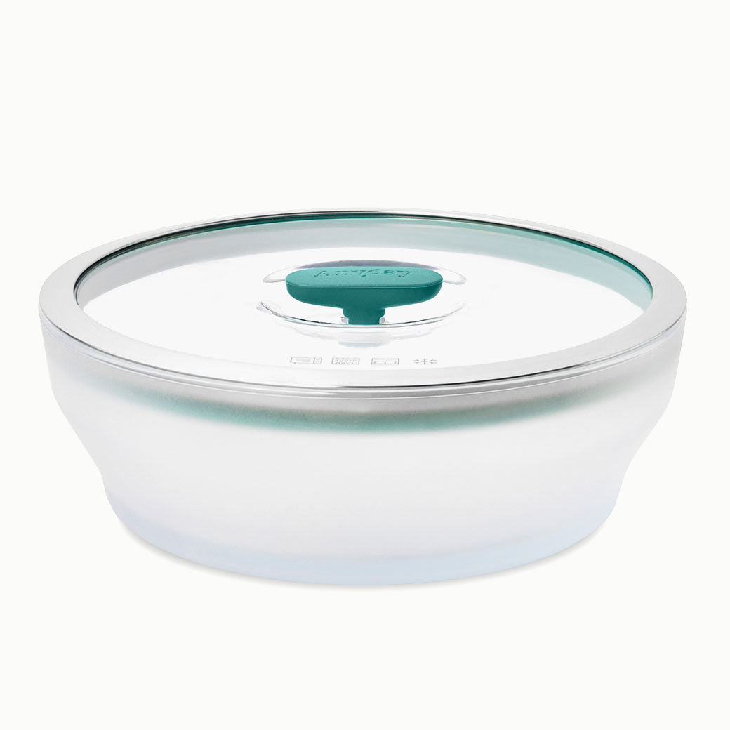7-Cup Glass Round Shallow Dish
