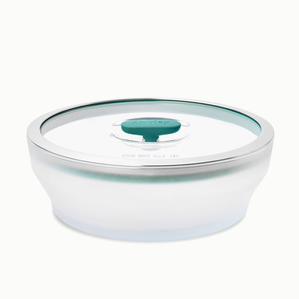 7-Cup Glass Round Shallow Dish