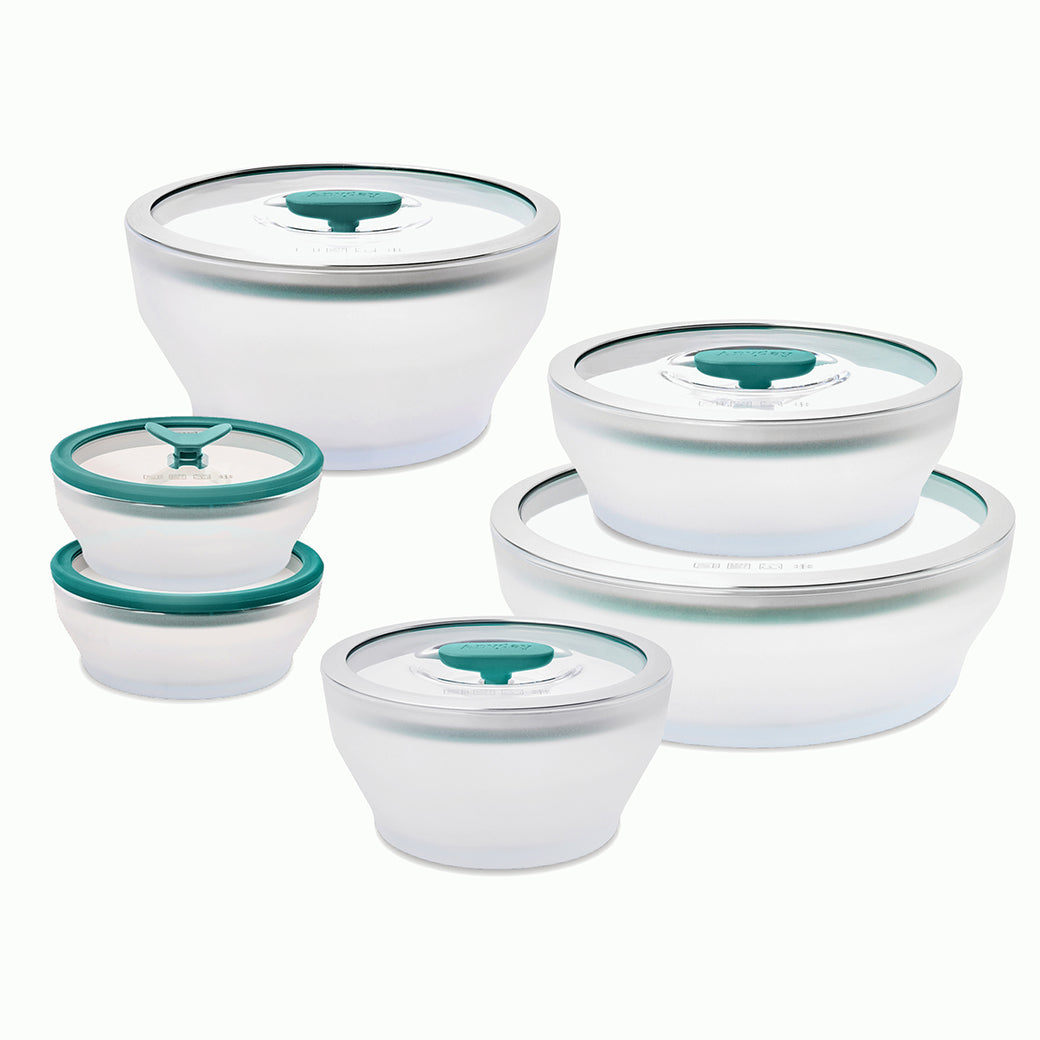 12-Piece Glass Round Dish Set