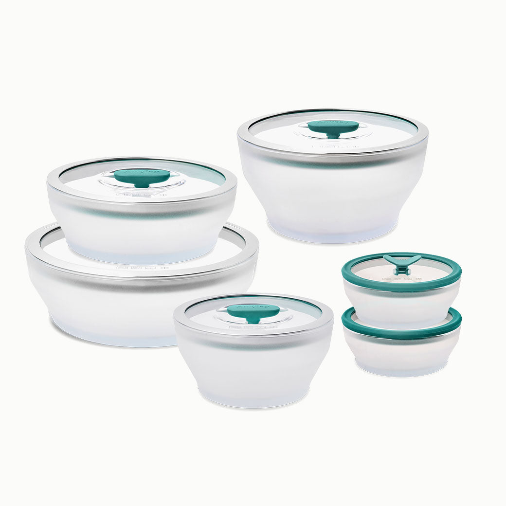 12-Piece Glass Round Dish Set