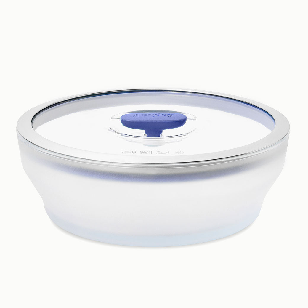 7-Cup Glass Round Shallow Dish
