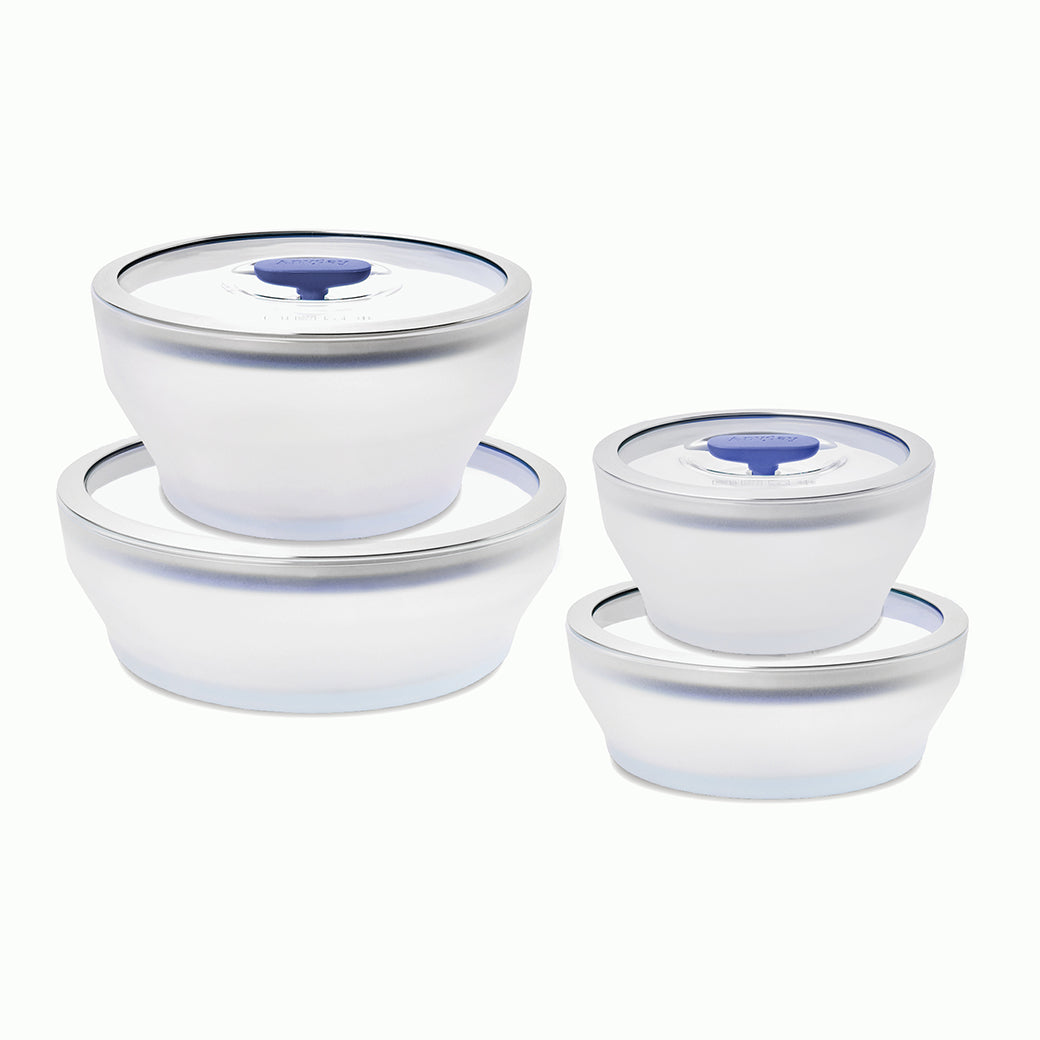 8-Piece Glass Round Dish Set