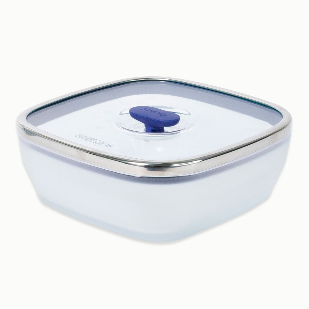 10-Cup Glass Square Shallow Dish
