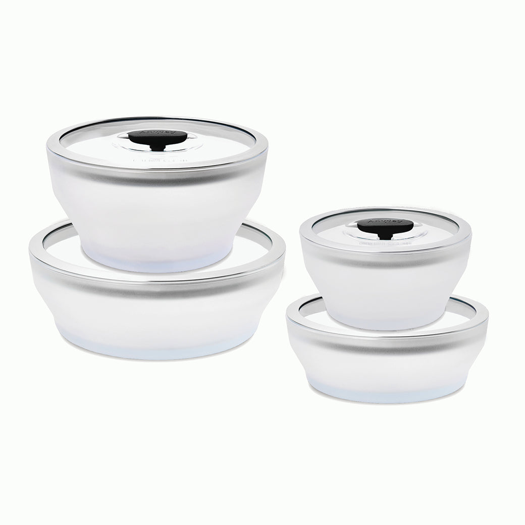 8-Piece Glass Round Dish Set