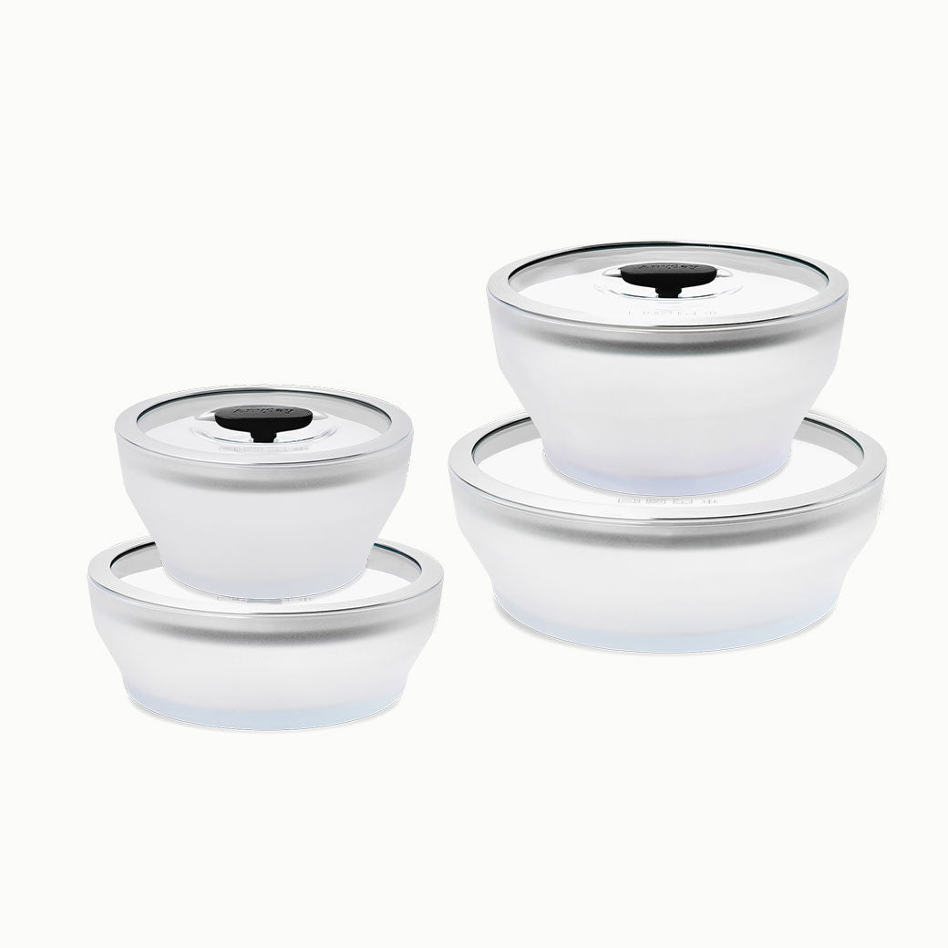 8-Piece Glass Round Dish Set