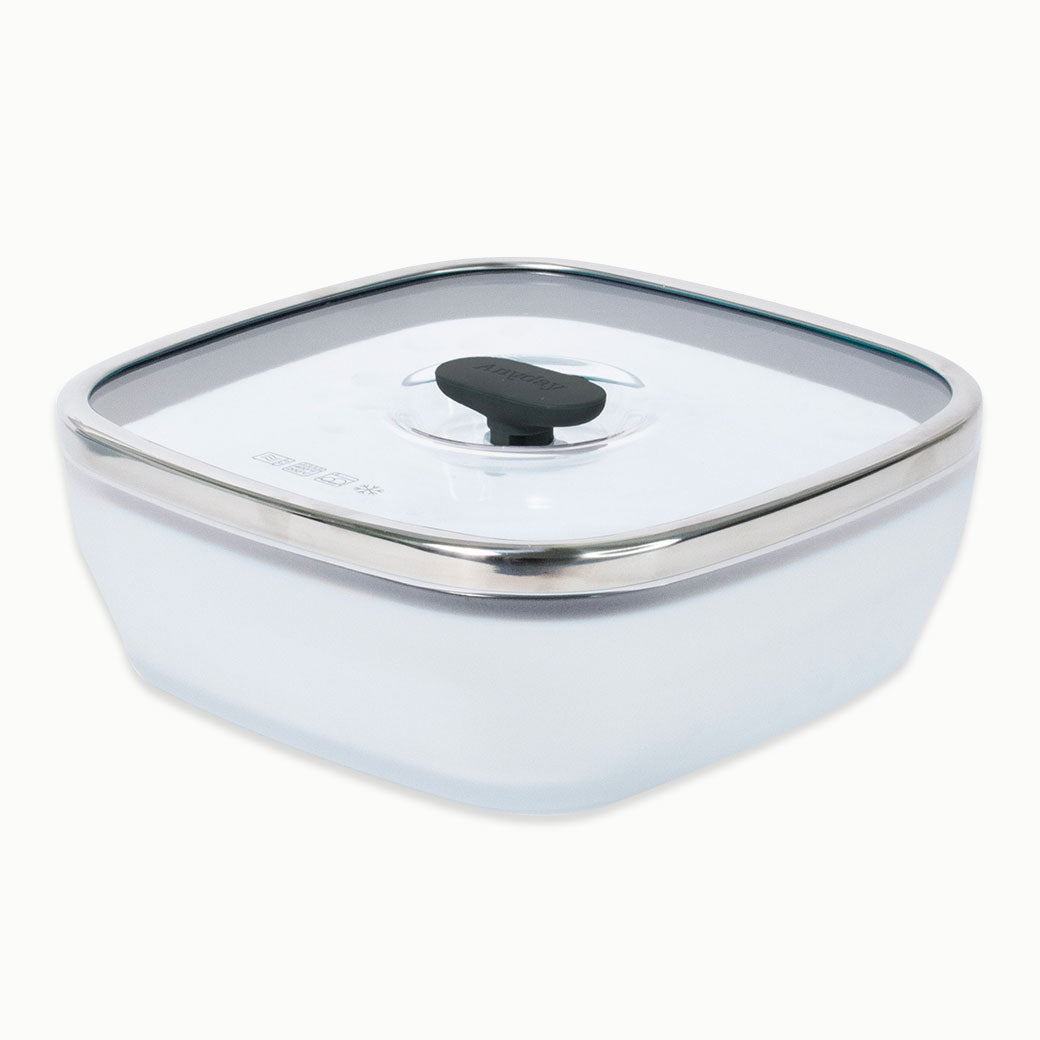 10-Cup Glass Square Shallow Dish