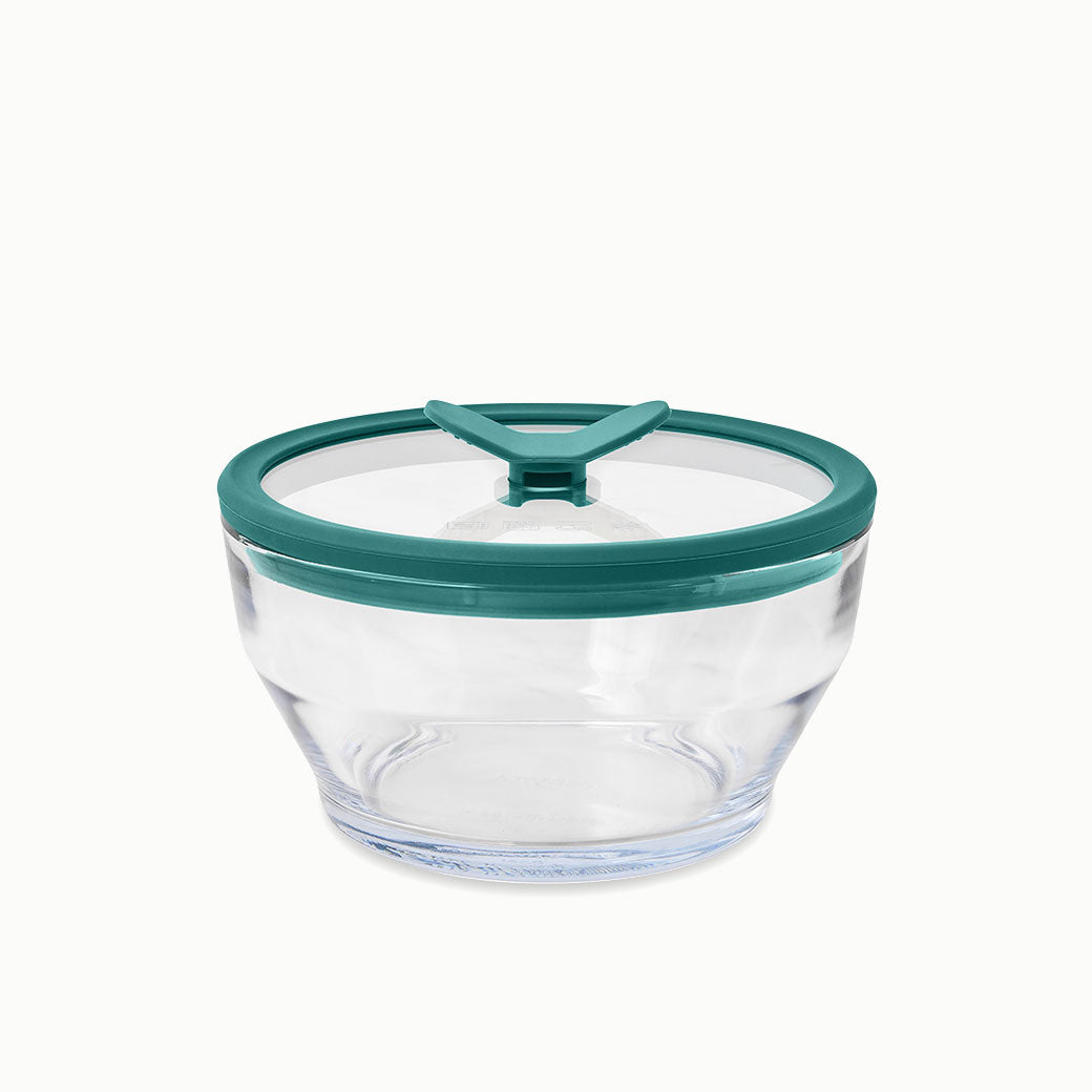 4-Cup Glass Round Deep Dish