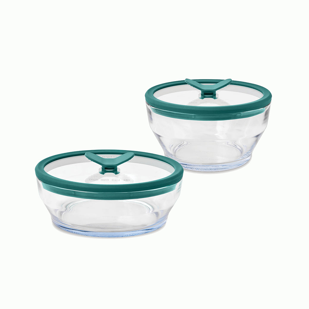 4-Piece Glass Round Dish Set