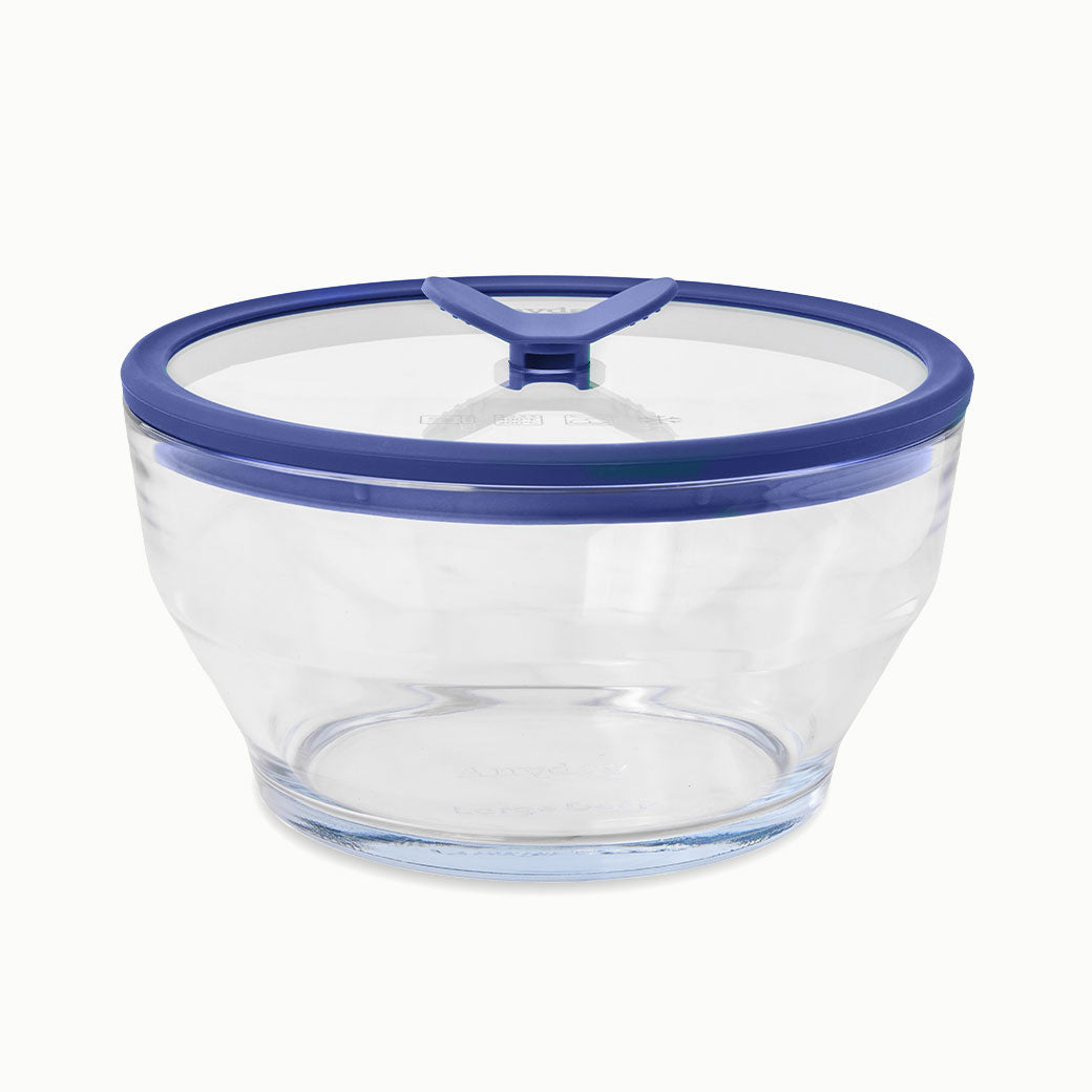 8-Cup Glass Round Deep Dish