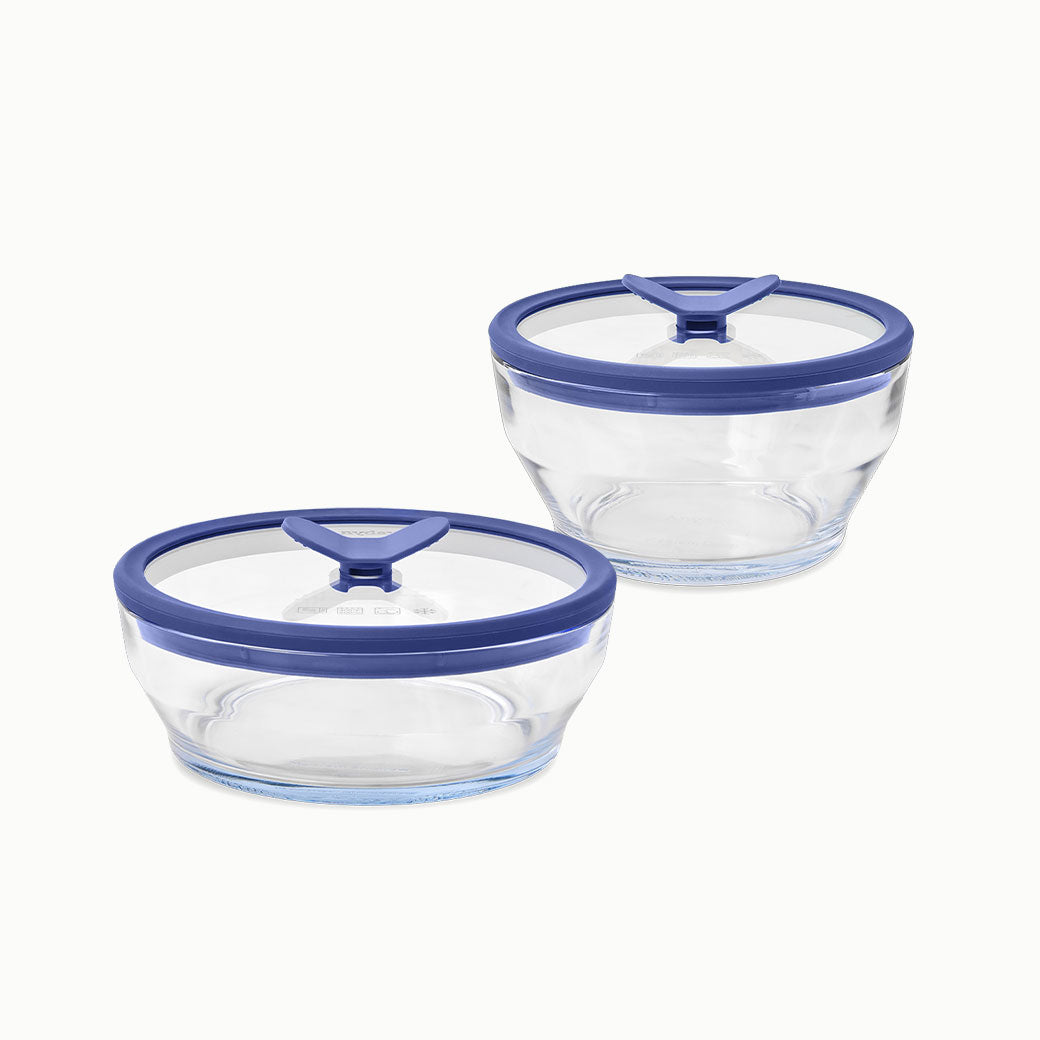 4-Piece Glass Round Dish Set