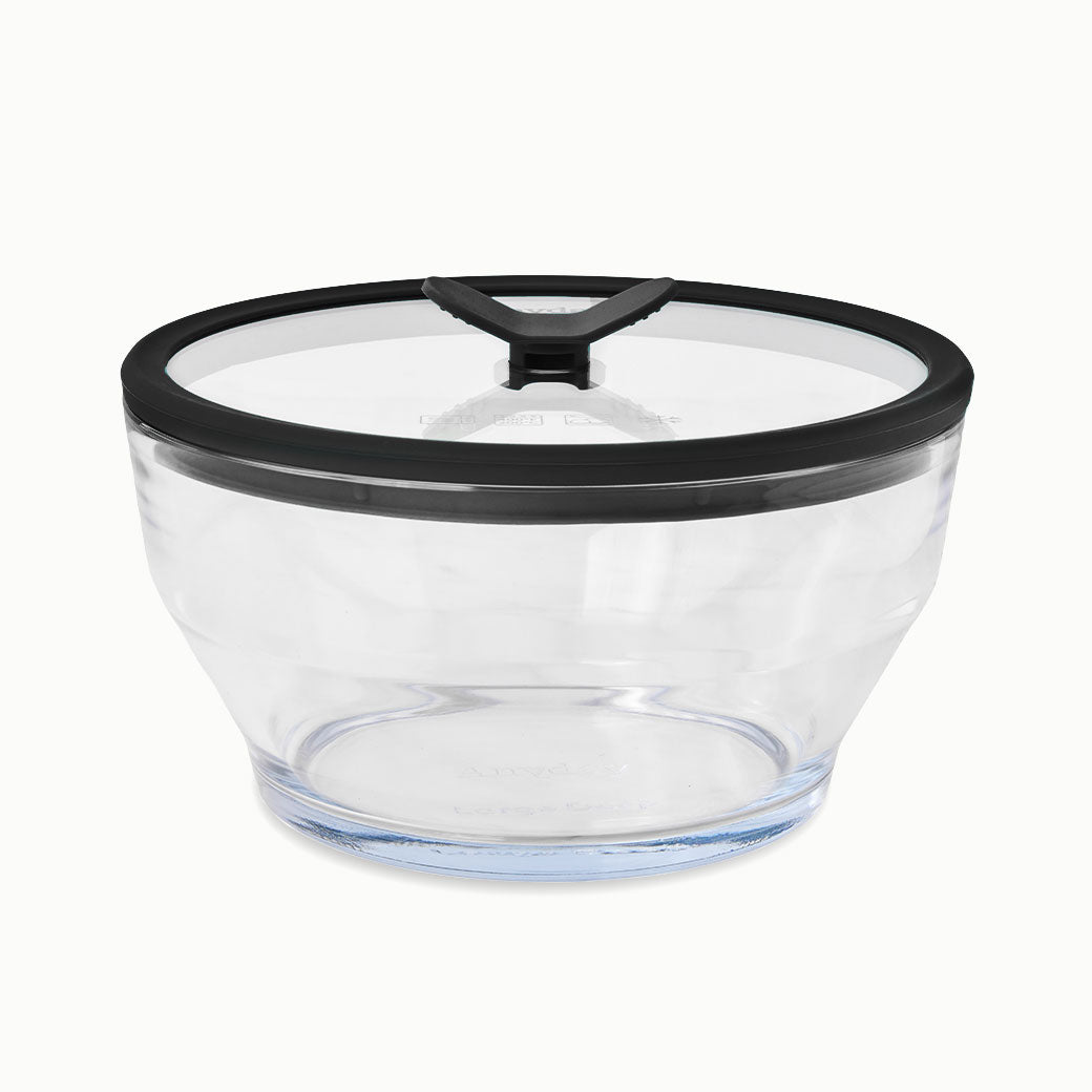 8-Cup Glass Round Deep Dish