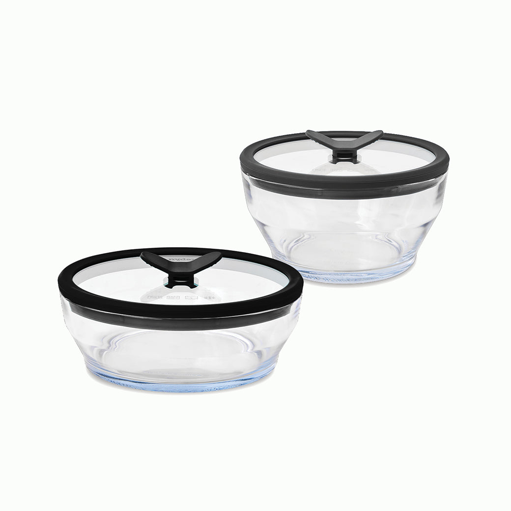 4-Piece Glass Round Dish Set