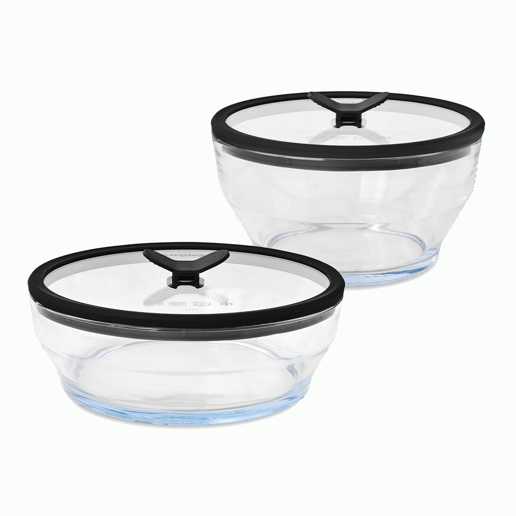 4-Piece Glass Round Dish Set