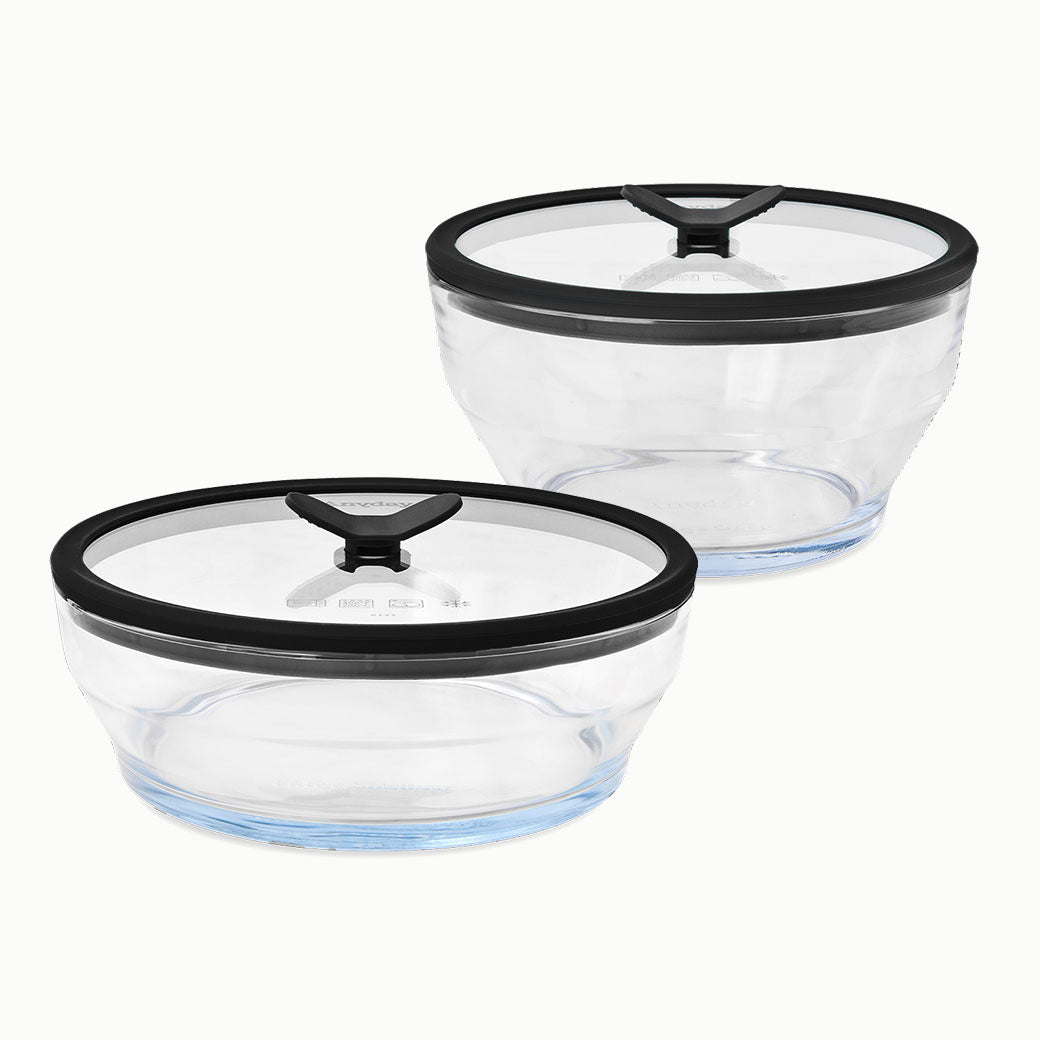 4-Piece Glass Round Dish Set