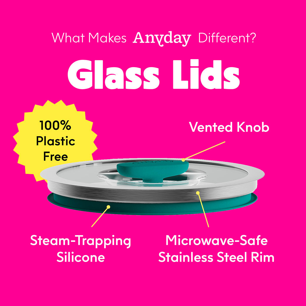14-Piece Glass Round Dish Set