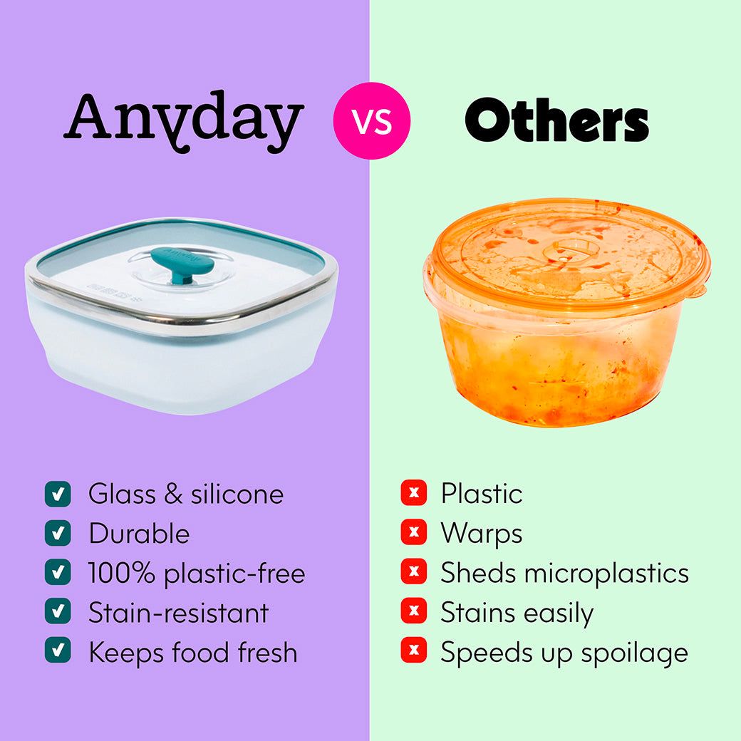 5.5-Cup Glass Square Shallow Dish