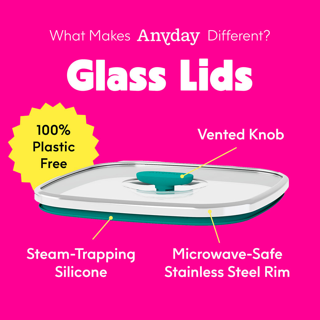 5.5-Cup Glass Square Shallow Dish