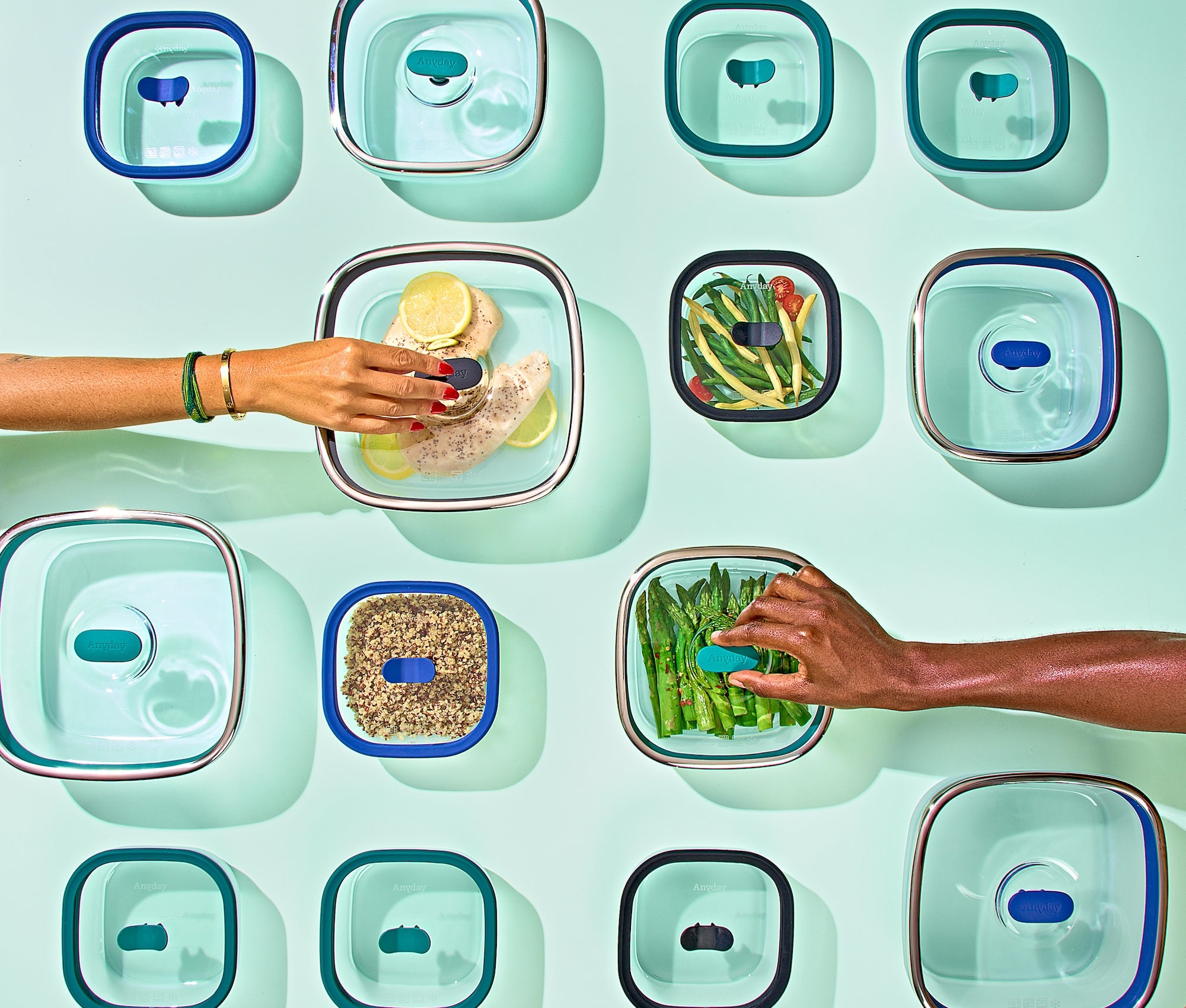 5.5-Cup Glass Square Shallow Dish