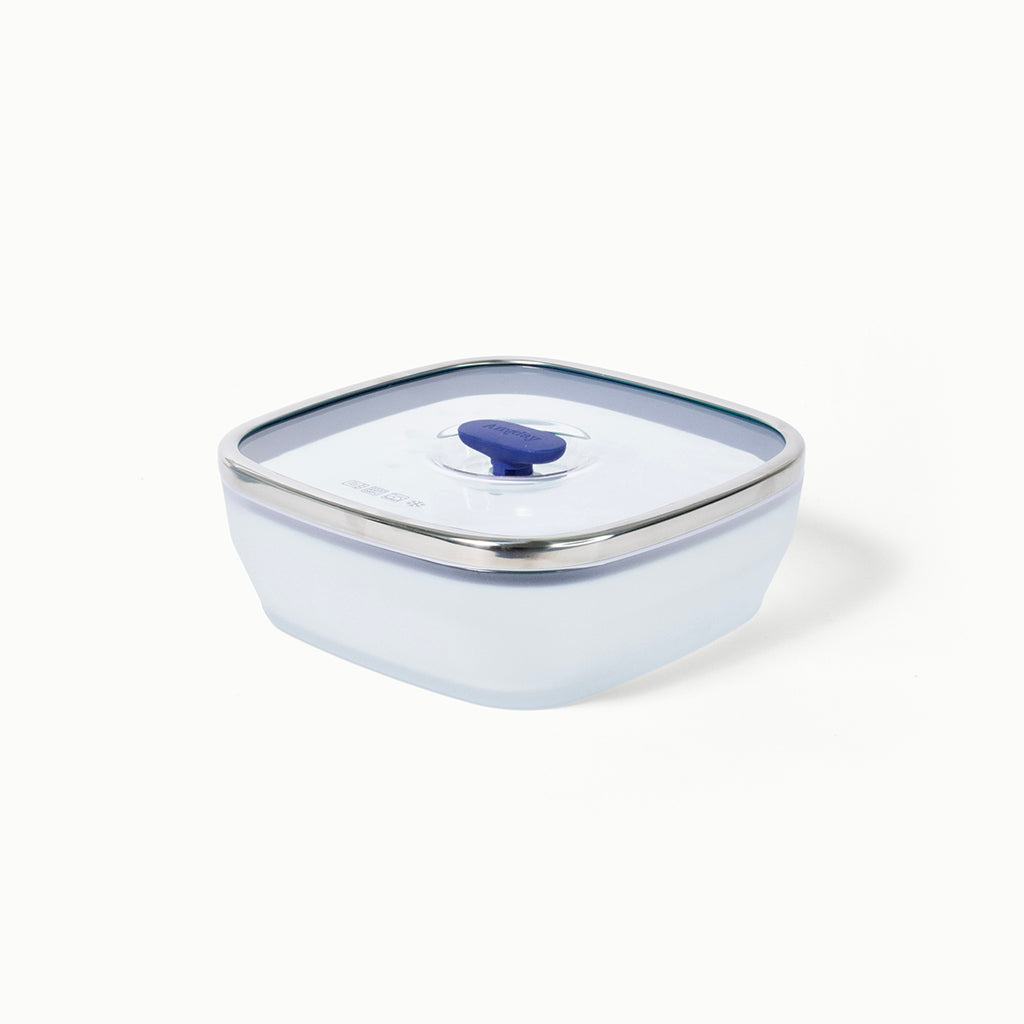 10-Cup Glass Square Shallow Dish