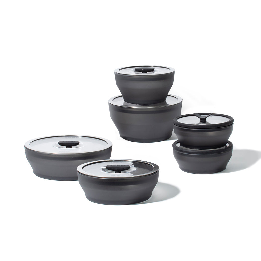 12-Piece Glass Round Dish Set