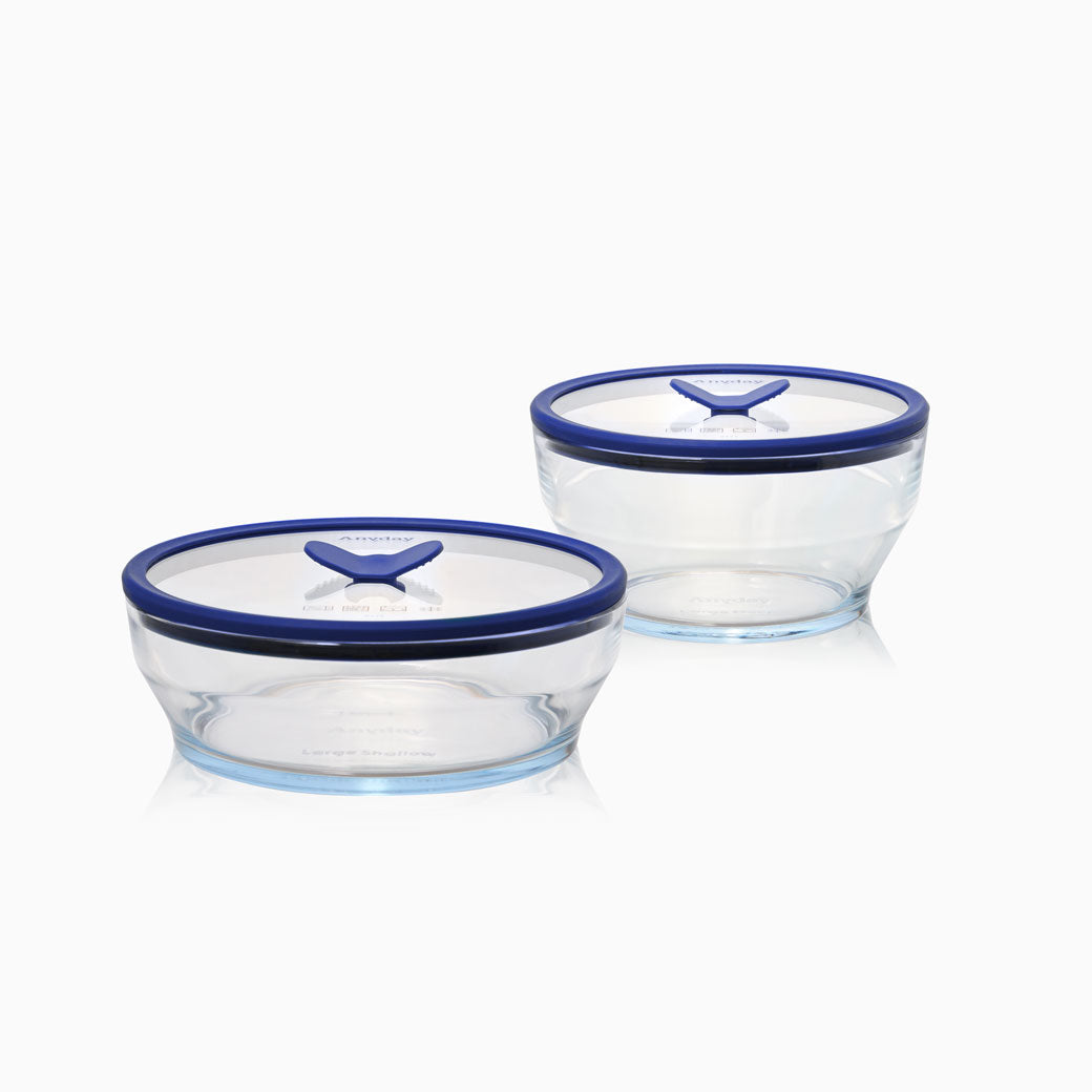4-Piece Glass Round Dish Set