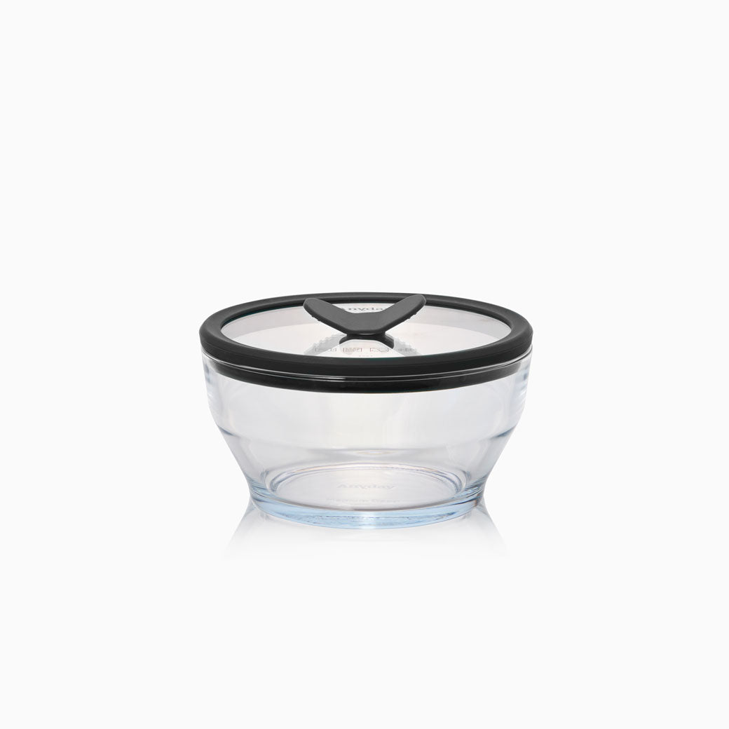 4-Cup Glass Round Deep Dish