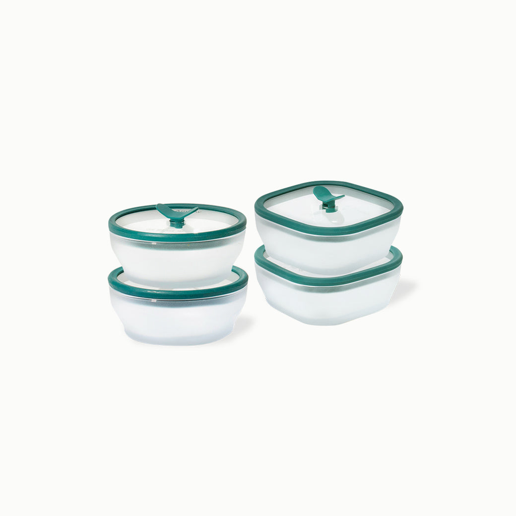 8-Piece Glass Food Storage Set