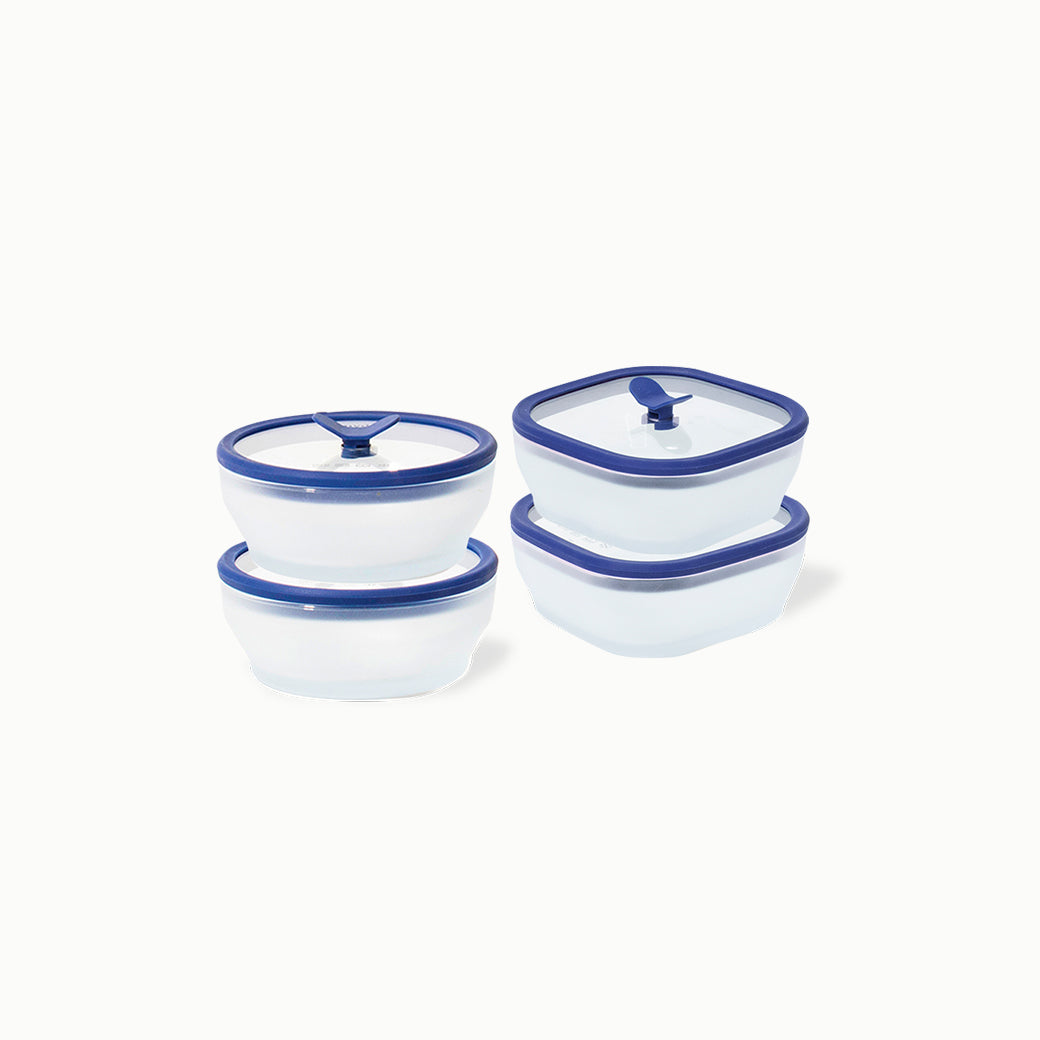 8-Piece Glass Food Storage Set
