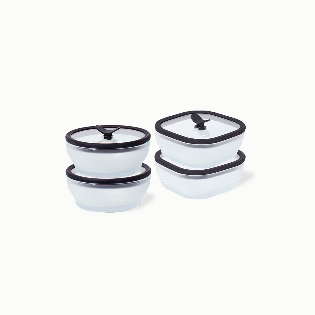 8-Piece Glass Food Storage Set