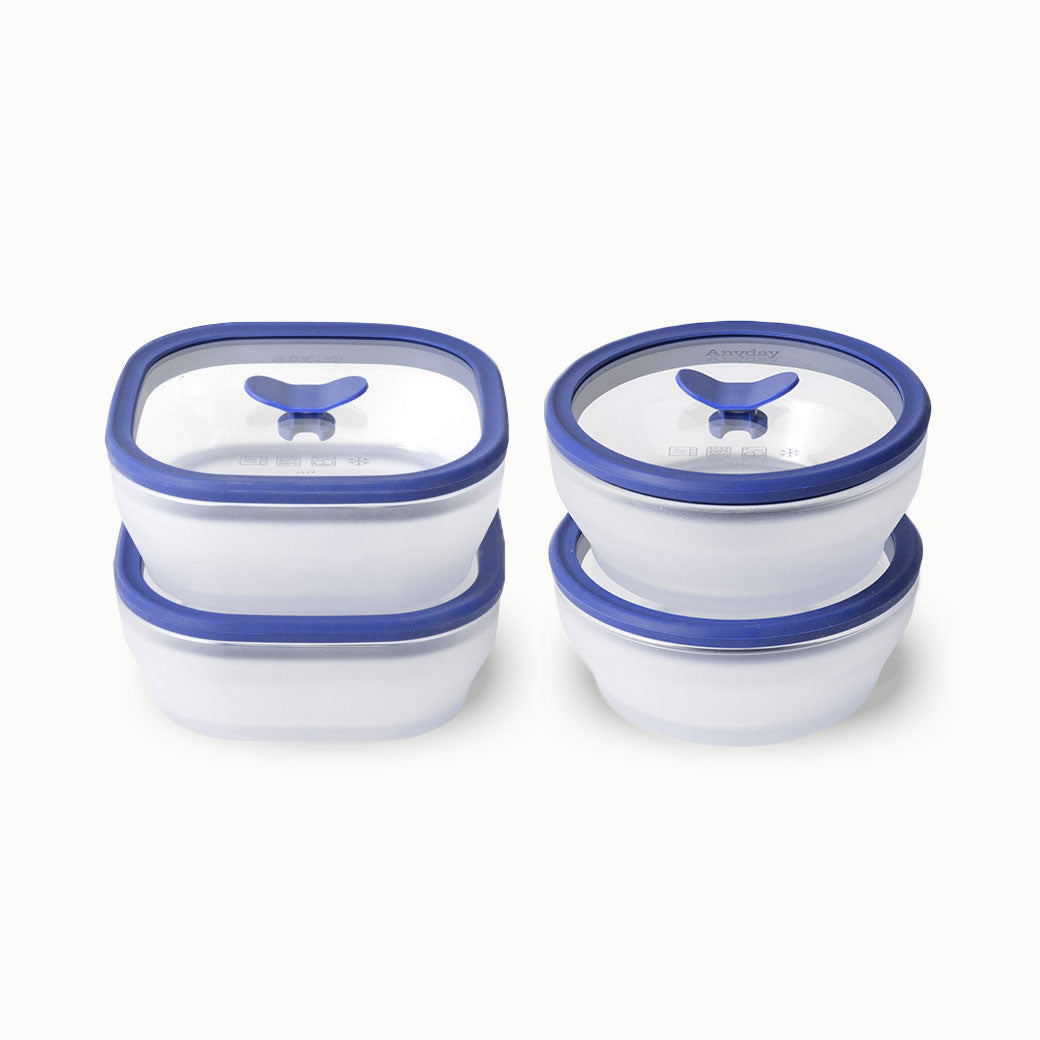 8-Piece Glass Food Storage Set
