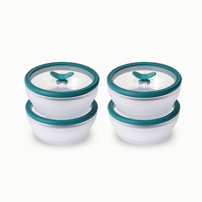 8-Piece Glass Food Storage Set