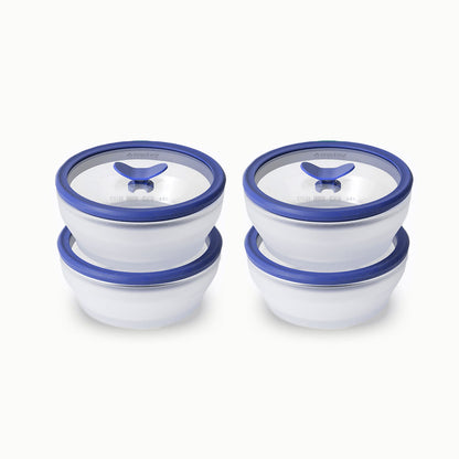 8-Piece Glass Food Storage Set