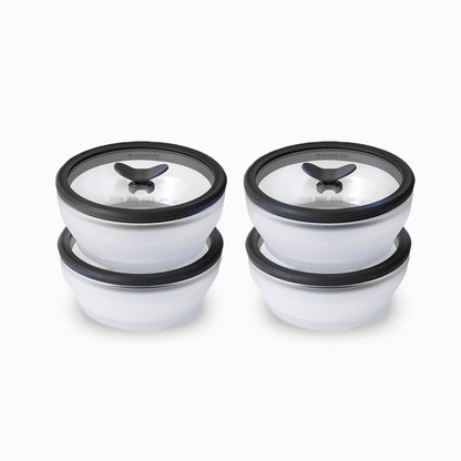 8-Piece Glass Food Storage Set