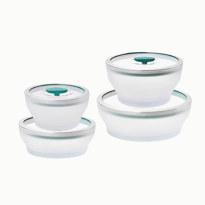8-Piece Glass Round Dish Set