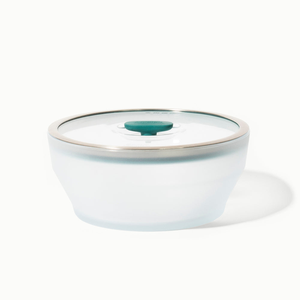 12-Cup Glass Round Deep Dish