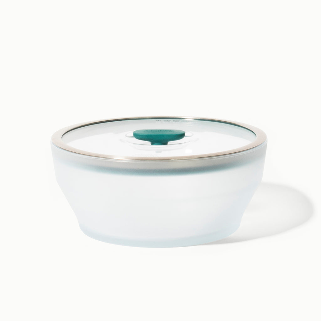 12-Cup Glass Round Deep Dish