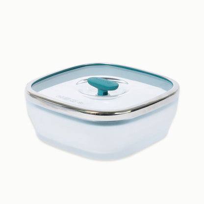 5.5-Cup Glass Square Shallow Dish