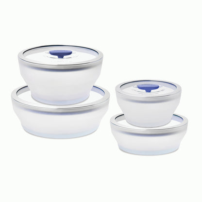 8-Piece Glass Round Dish Set