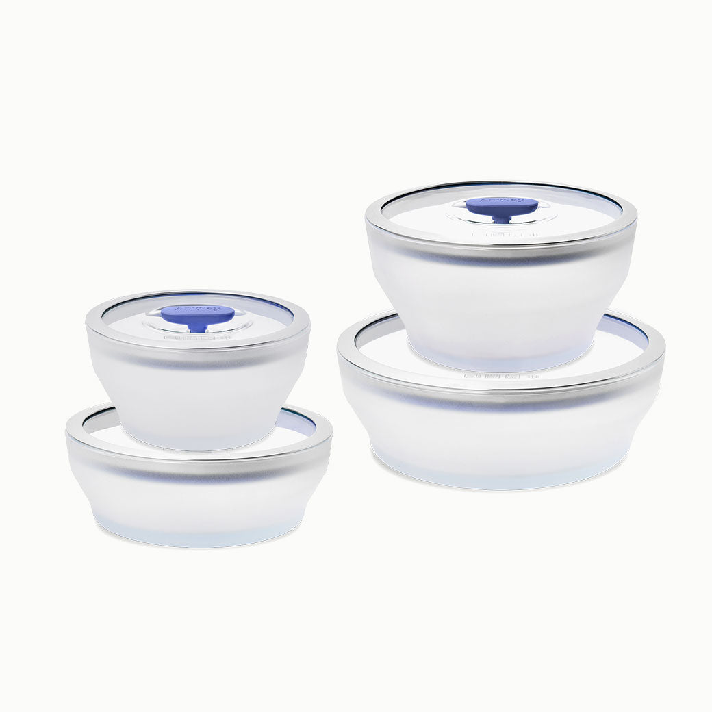 8-Piece Glass Round Dish Set