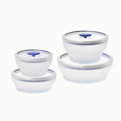 8-Piece Glass Round Dish Set