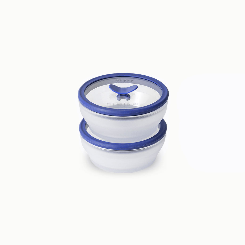 2-Cup Glass Round Dish Multipack