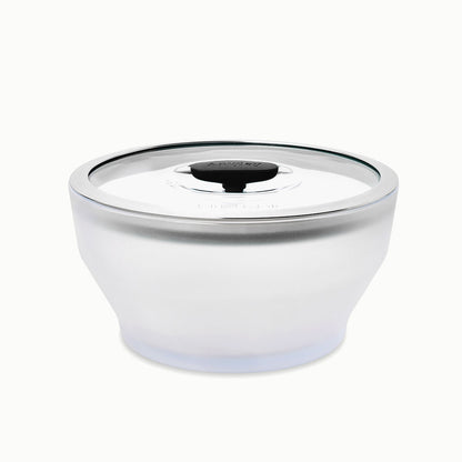 8-Cup Glass Round Deep Dish