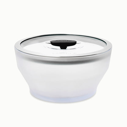 8-Cup Glass Round Deep Dish