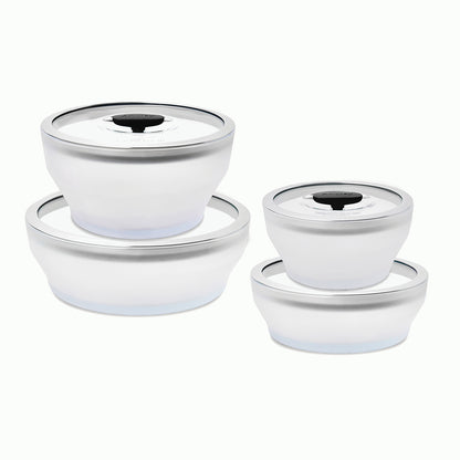 8-Piece Glass Round Dish Set