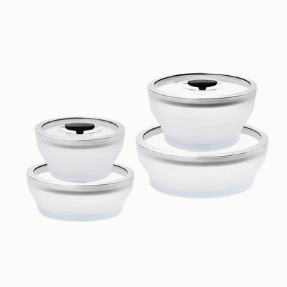 8-Piece Glass Round Dish Set