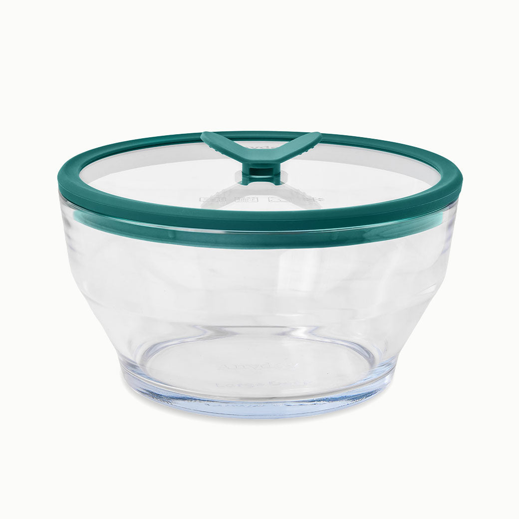 8-Cup Glass Round Deep Dish