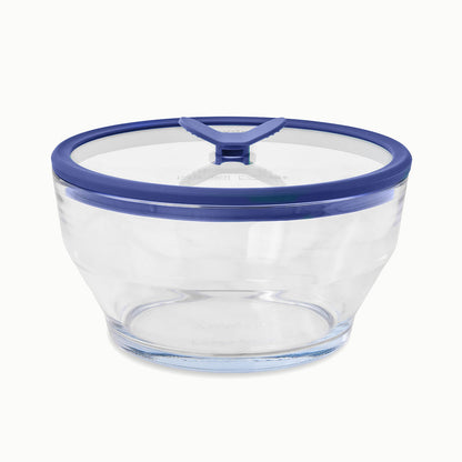 8-Cup Glass Round Deep Dish