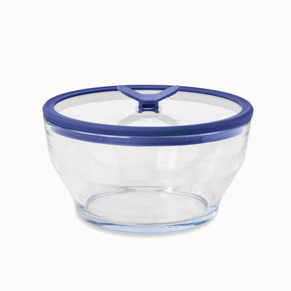8-Cup Glass Round Deep Dish